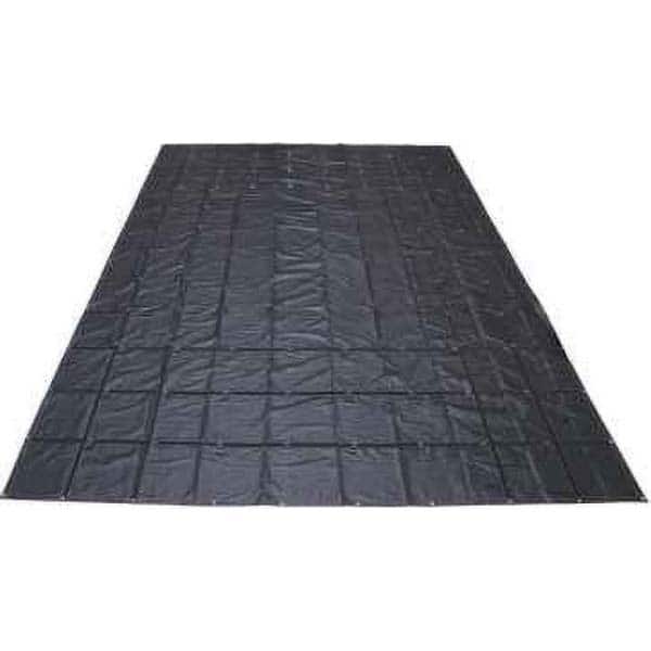 Tarp/Dust Cover: Black, Polyester, 24' Long x 18' Wide MPN:LST24188-BLK