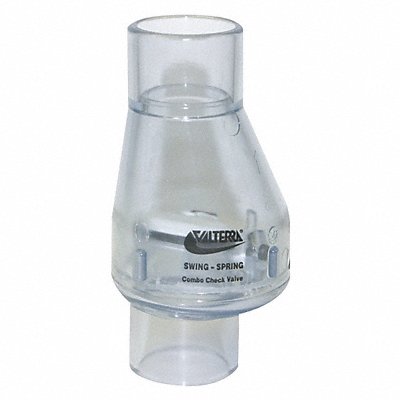 Spring Swing Check Valve PVC 1 Slip MPN:200-C10