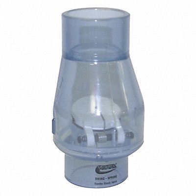 Spring Swing Check Valve PVC 1-1/2 Slip MPN:200-C15