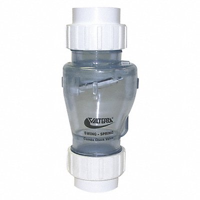 Spring Swing Check Valve PVC 2 Union MPN:200-CU20