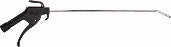 Air Blow Gun: Bent Fixed Safety Extension Tube, Pistol Grip MPN:B33N-14