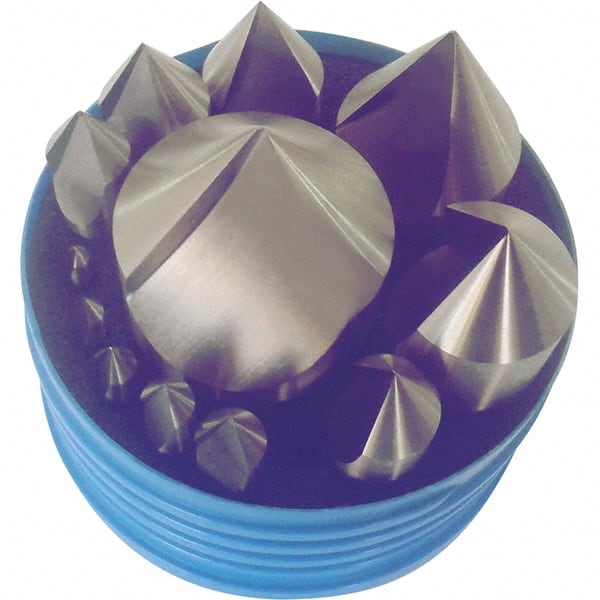 Countersink Set: 12 Pc, 3/16 to 2