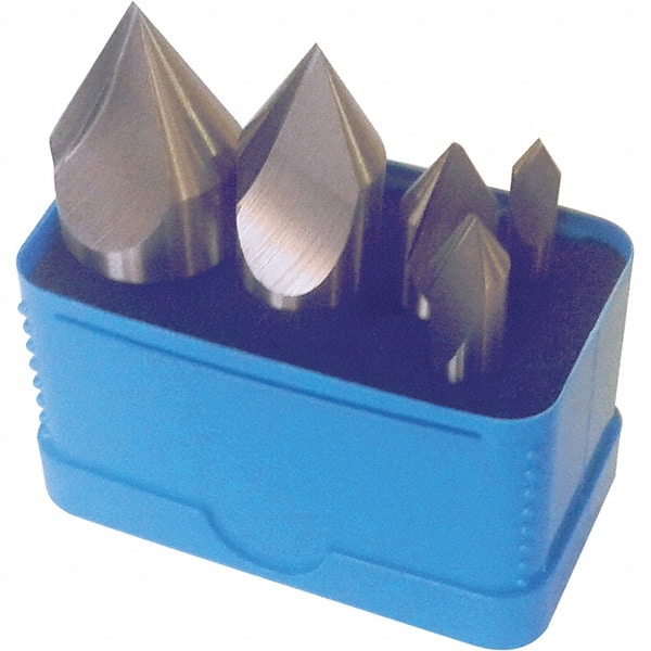 Countersink Set: 5 Pc, 1/4 to 1