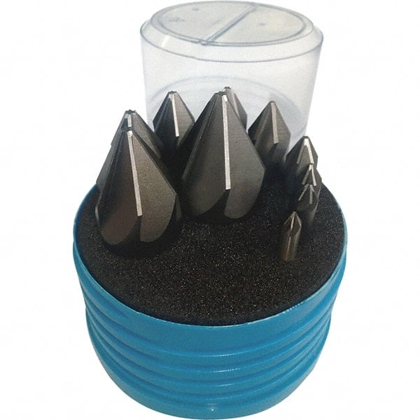 Countersink Set: 10 Pc, 1/4 to 1-1/2