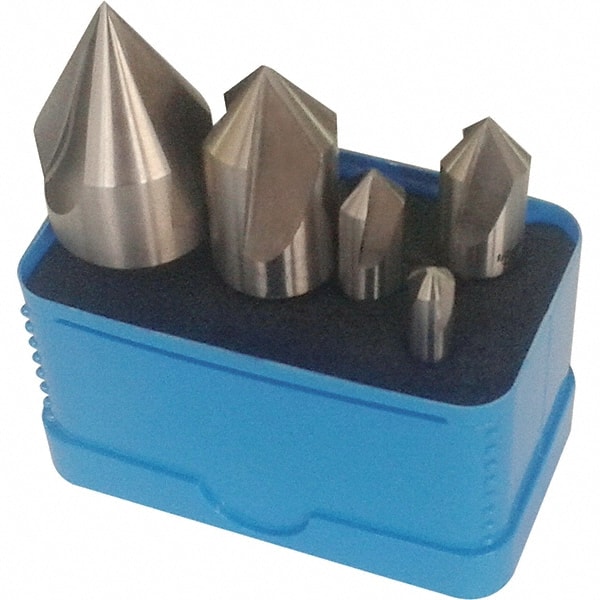 Countersink Set: 5 Pc, 1/16 to 9/16