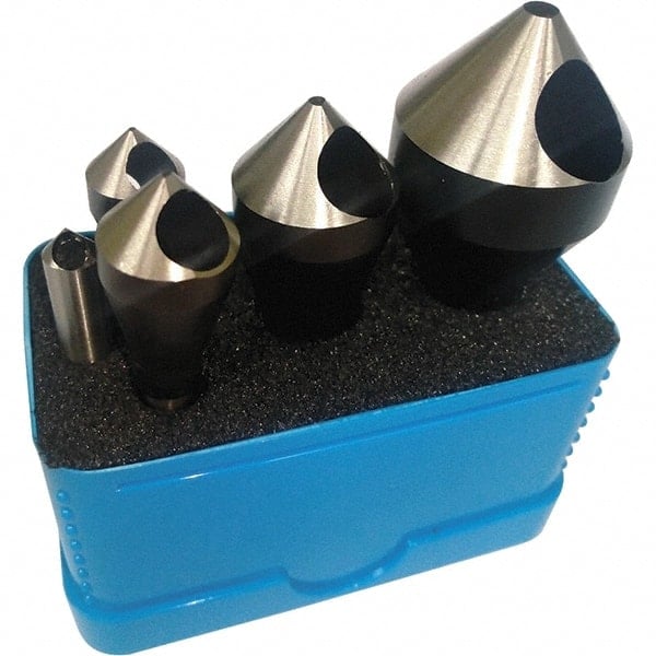 Countersink Set: 5 Pc, 1/16 to 9/16