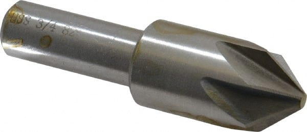 Countersink: 82 deg Included Angle, 6 Flute, High-Speed Steel, Right Hand MPN:SC2082048