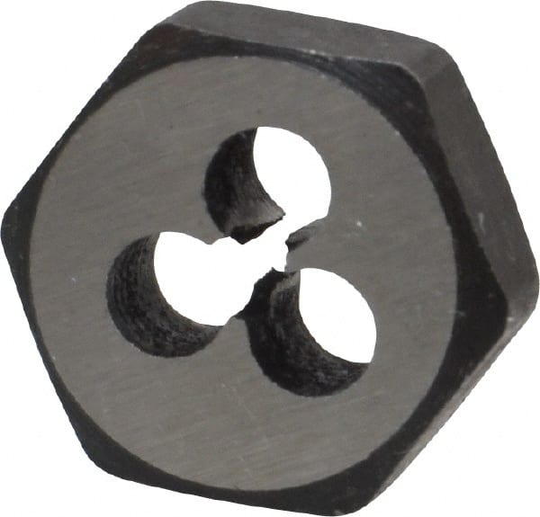 Hex Rethreading Die: #2-56, Right Hand, Carbon Steel MPN:365-0059