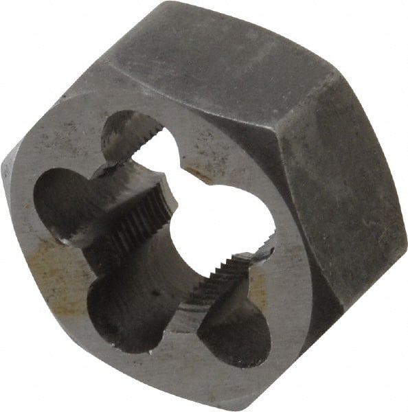 Hex Rethreading Die: 9/16-32, Right Hand, Carbon Steel MPN:365-1049