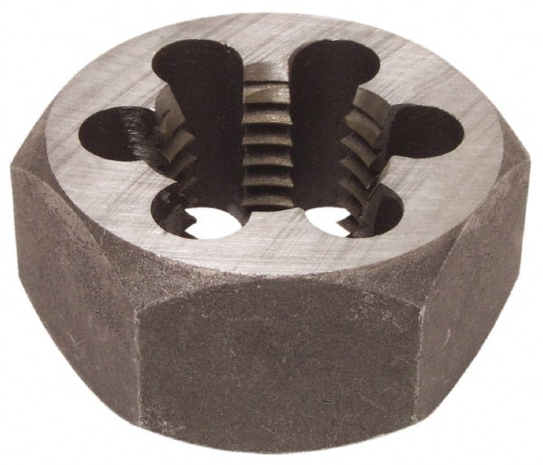 Hex Rethreading Die: 1-3/8 - 12, 1