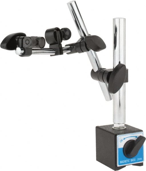 Magnetic Indicator Base: 55 mm Base Length, 50 mm Base Width, 60 mm Base Height, with On, Off Switch MPN:625-0350