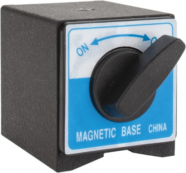 Magnetic Indicator Base: 63 mm Base Length, 50 mm Base Width, 55 mm Base Height, with On, Off Switch MPN:625-0960