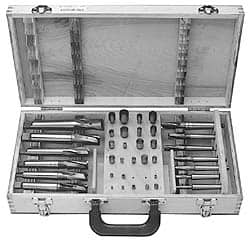 39 Piece, 3 Flutes, Morse Taper Shank, Interchangeable Pilot Counterbore Set MPN:GH8784837
