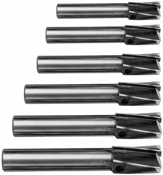 6 Piece, 3 Flutes, Straight Shank, Interchangeable Pilot Counterbore Set MPN:GH8794018