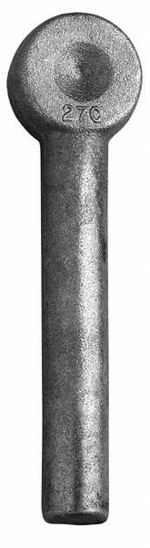 Rod Ends, Head Outside Diameter: 2in , Hole Center To End: 6in , Head Thickness: 1in , Material: Alloy Steel , Material Grade: 4140  MPN:RA18170