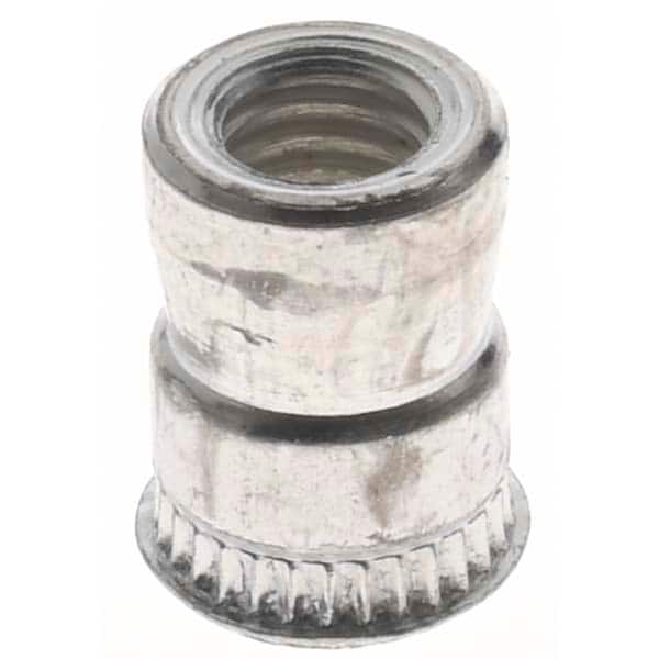 M4x0.70 Metric Coarse, Cadmium-Plated, Steel Knurled Rivet Nut Inserts MPN:45251