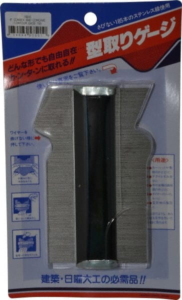 Contour Gages, Overall Width (Inch): 6 , Gage Width (Inch): 5-3/4 , Gage Depth (Inch): 1-15/16 , PSC Code: 5210  MPN:150-6
