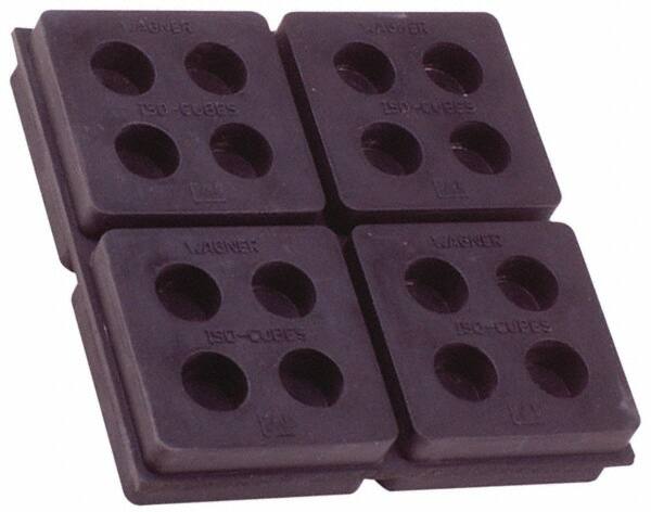 Pads & Mats, Maximum Load Capacity: 180.0 , Material: Rubber , Overall Length: 2  MPN:ISO-2