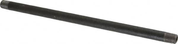Black Pipe Nipple: 1/4