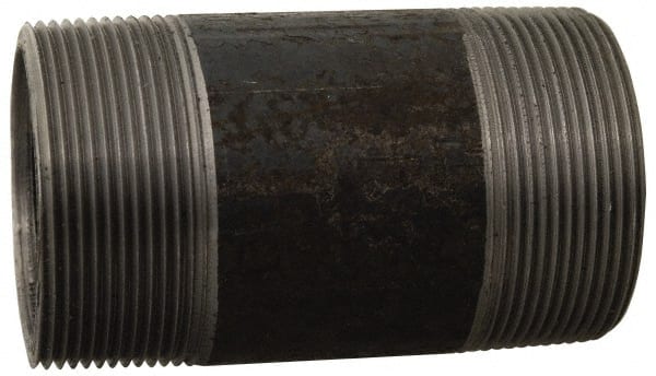 Black Pipe Nipple: 1-1/4