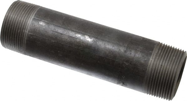 Black Pipe Nipple: 1-1/2