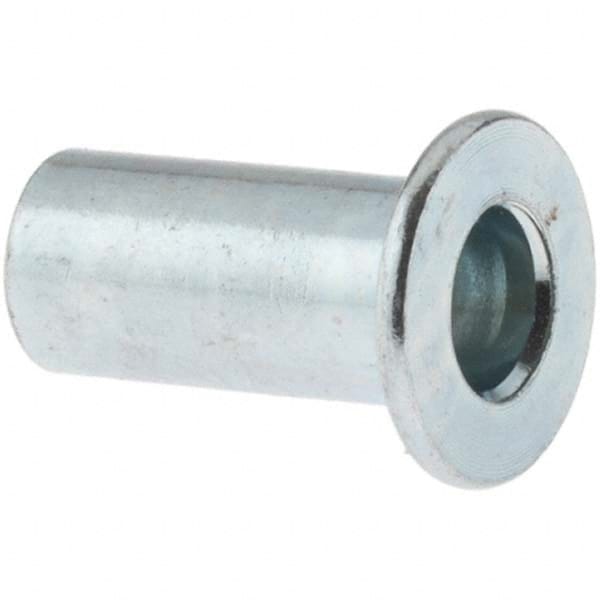 Rivet Nuts, Nut Type: Open End , Material: Steel , Minimum Grip: 0.01in , Maximum Grip: 0.08in , Finish: Cadmium-Plated  MPN:KP80176