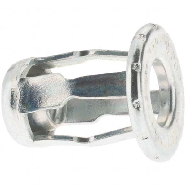 Screwdriver Installed Rivet Nuts, Thread Size (mm): M6x1.00 , Thread Size: M6x1.00 mm , Material: Steel  MPN:1262