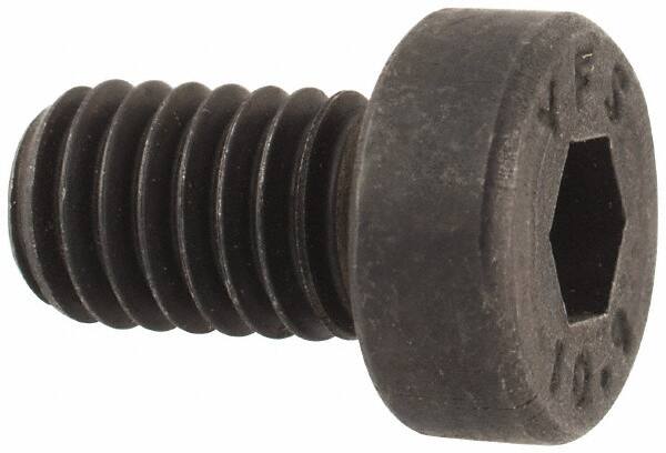 Hex Socket Cap Screw: M6x1 x 10.00 mm, Low Socket Cap, Alloy Steel, Black Oxide Finish MPN:531094PR