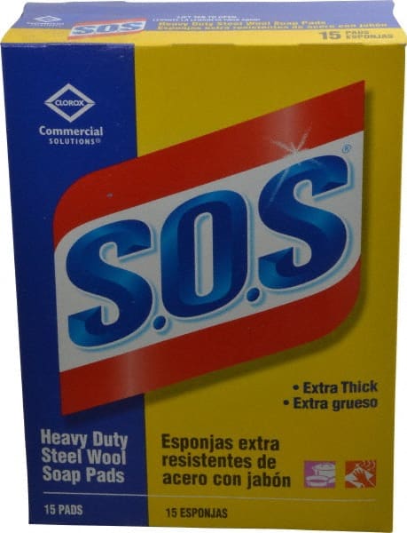 15 Qty 1 Pack Steel Wool Scouring Soap Pad MPN:88320/06901995