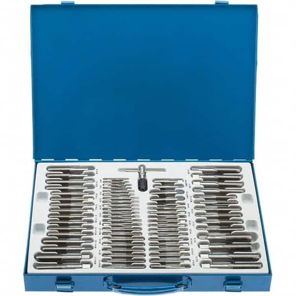 Tap & Die Set: #4-40 to 3/4-16 Taps, NPT & UNC MPN:CCT1582