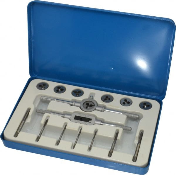 Tap & Die Set: #2-56 to #10-32 Taps, #4-40 to #4-40 Dies, UNC & UNF MPN:CCT1591