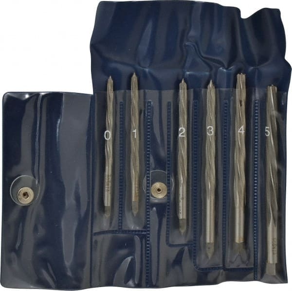 #5 to #0 Pin, Straight Shank, Taper Pin Reamer Set MPN:SM290006S