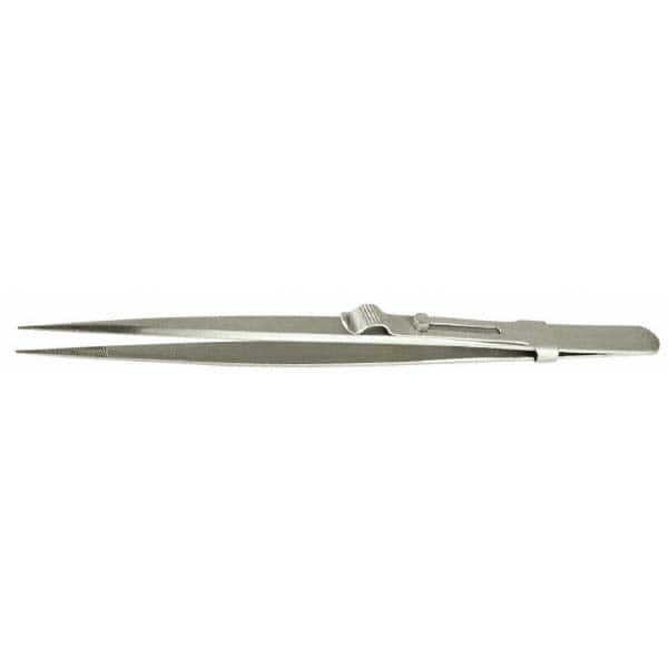 Diamond Tweezer: Medium Point Tip, 5-1/2