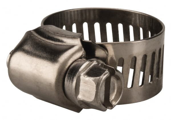 Worm Gear Clamp: SAE 6, 3/8 to 7/8