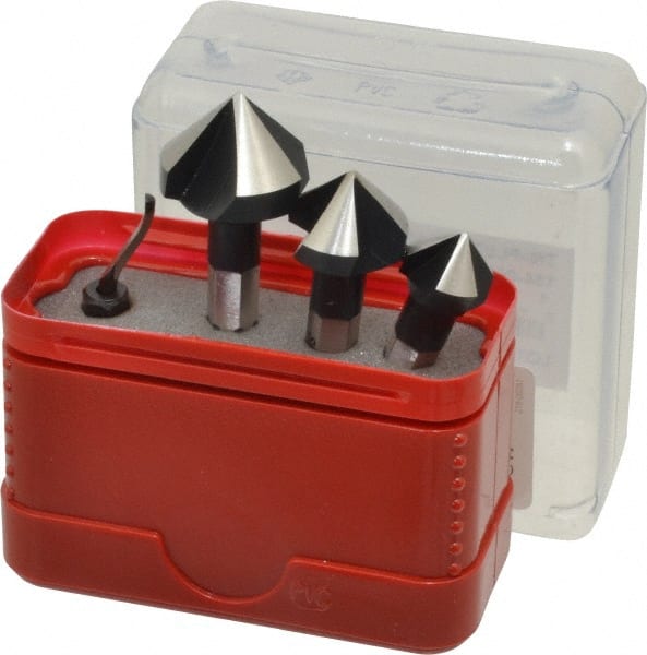 Countersink Set: 4 Pc, 1/2 to 13/16