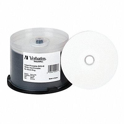 DVD+R Disc 4.70 GB 120 min 16x PK50 MPN:VER94917