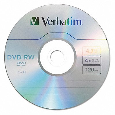 DVD-RW Disc 4.70 GB 120 min 4x PK30 MPN:VER95179