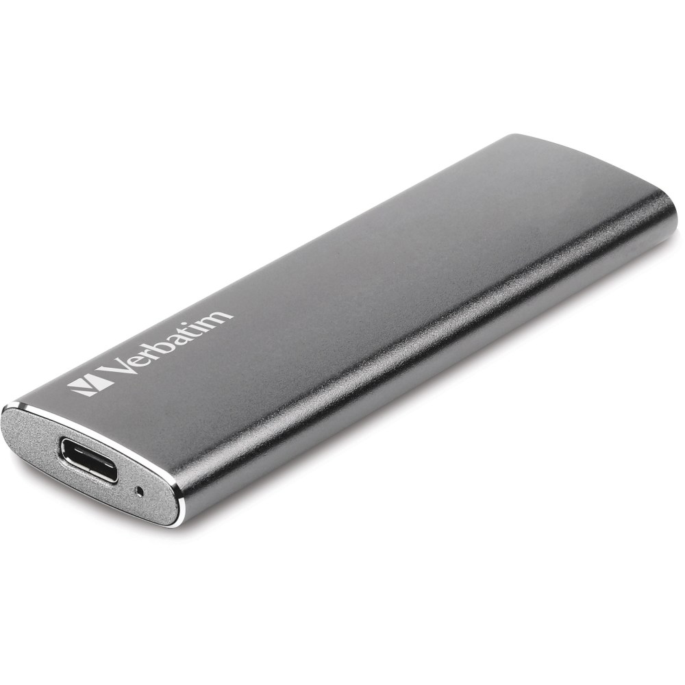 Verbatim 240GB Vx500 External SSD, USB 3.1 Gen 2 - Graphite - Notebook Device Supported - USB 3.1 Type C - 500 MB/s Maximum Read Transfer Rate - 2 Year Warranty (Min Order Qty 2) MPN:47442
