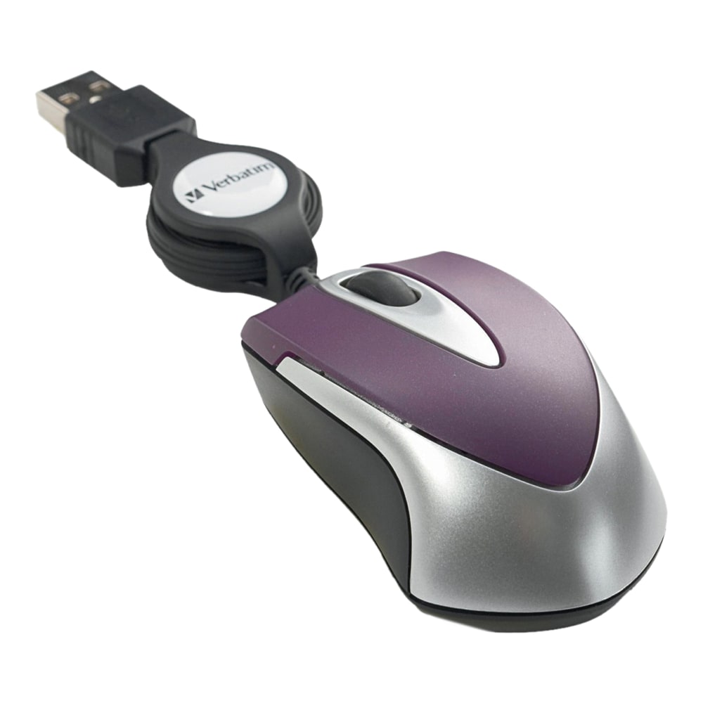 Verbatim Mini Travel Optical Mouse, Blue (Min Order Qty 8) MPN:97253