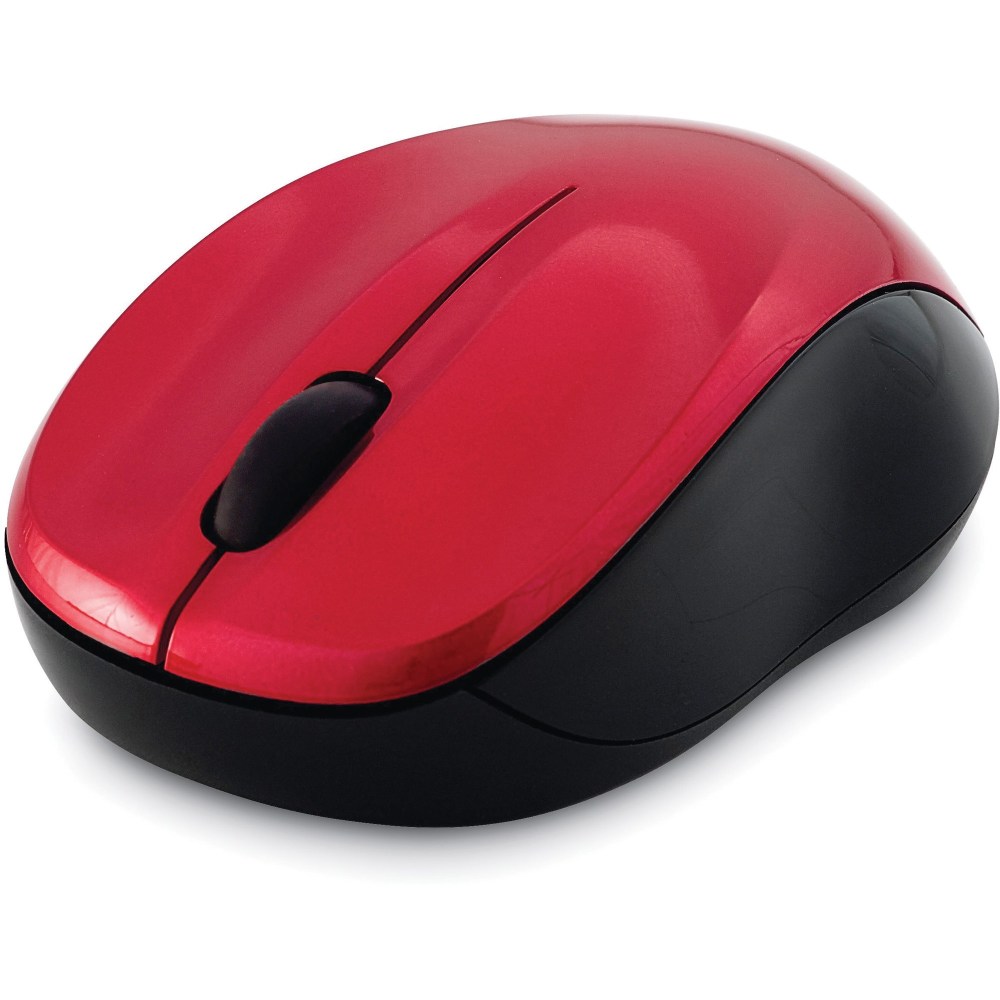 Verbatim Silent Wireless Blue LED Mouse For USB Type A, Red (Min Order Qty 5) MPN:99780