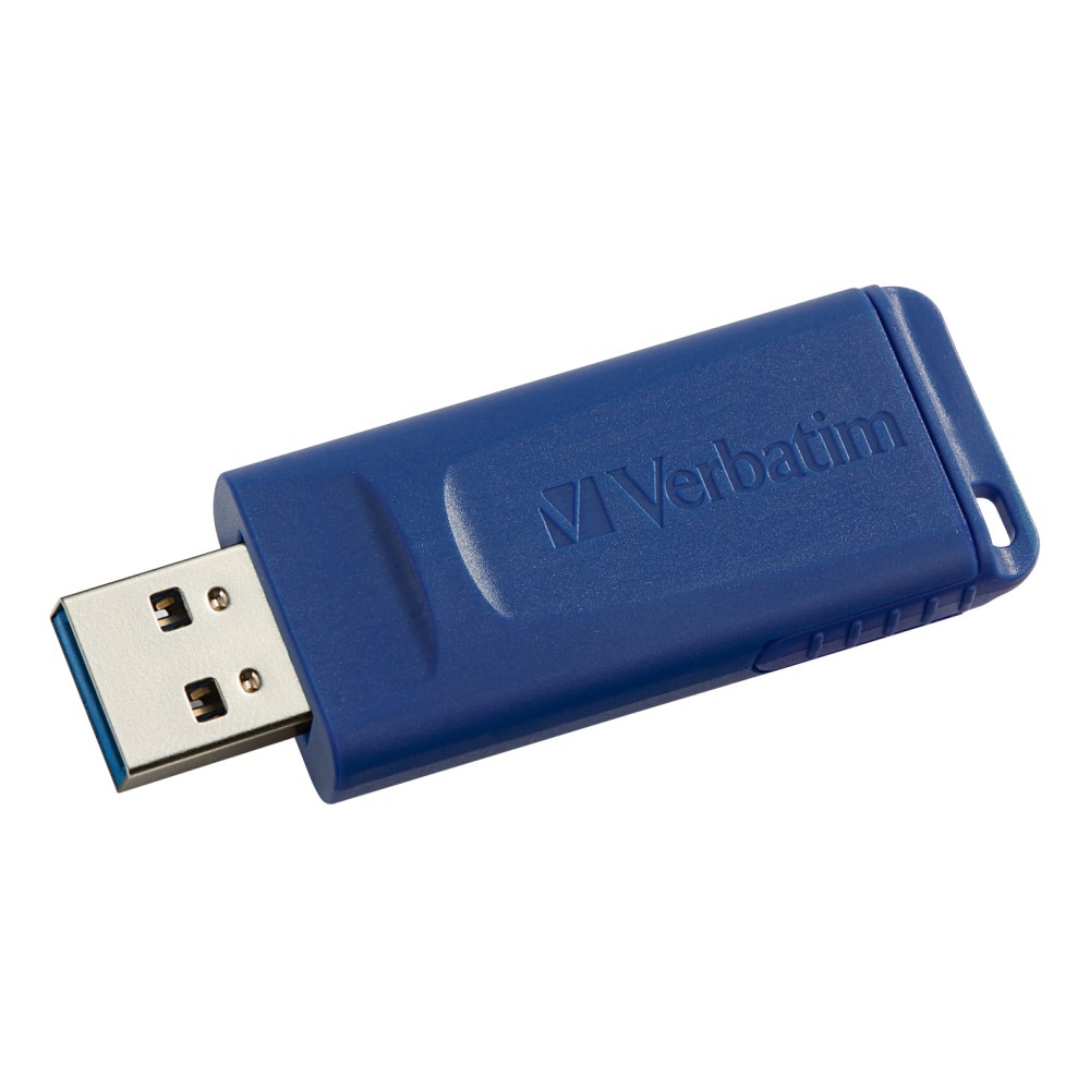 Verbatim 128GB USB Flash Drive - Blue - 128GB (Min Order Qty 3) MPN:98659