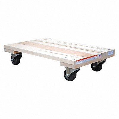 Hardwood Dolly - Solid Deck MPN:HDOS-1624-9
