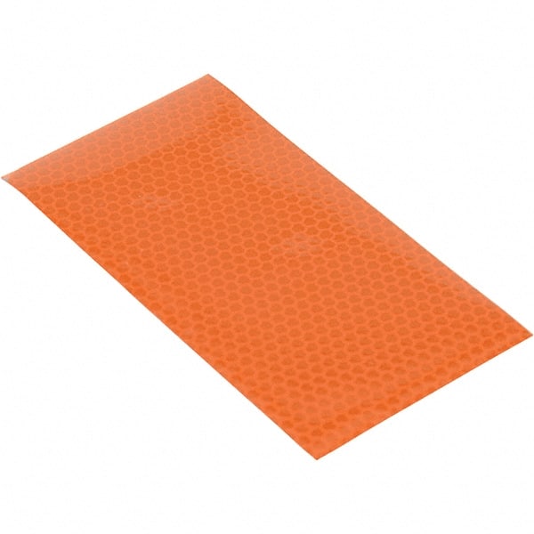 Pedestrian Barrier Reflective Sheeting: Orange, Surface Mount, Use with Flexible Stake MPN:VGLT-RT-O