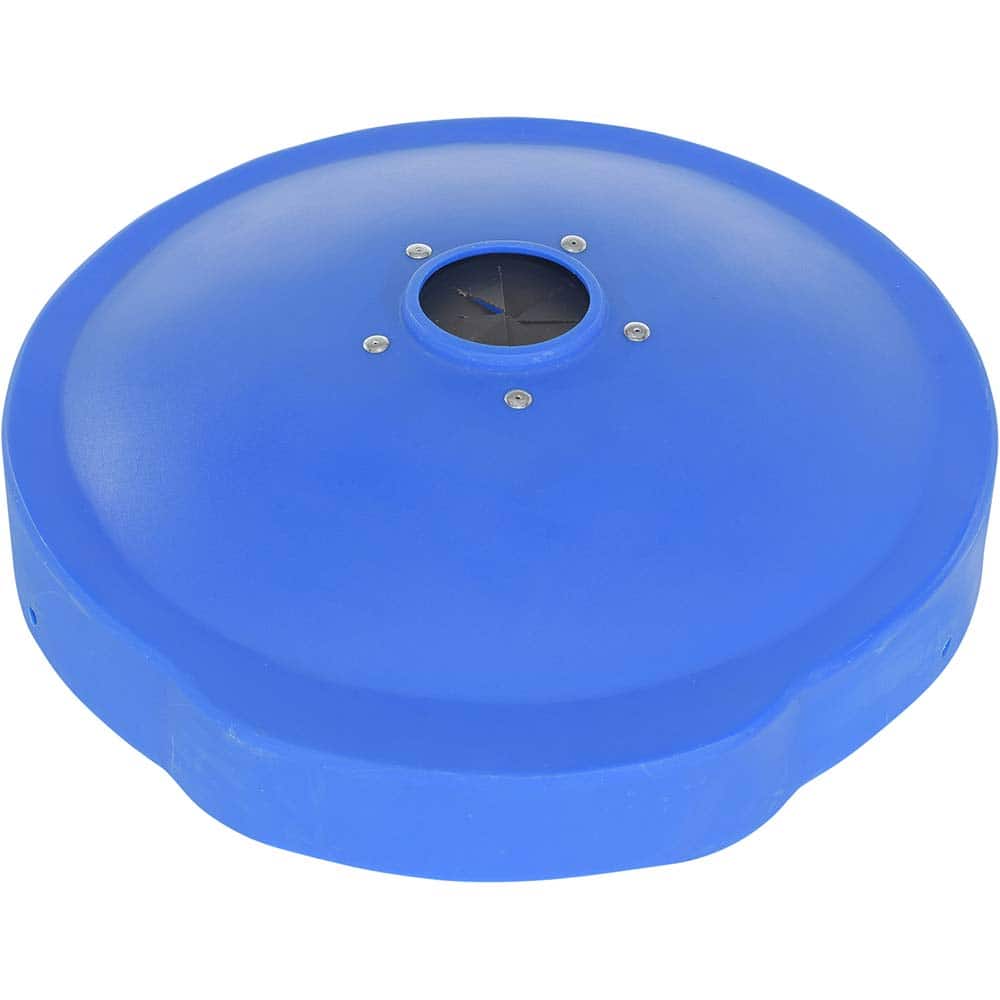Trash Can & Recycling Container Lid: Round, For 3.5, 5 & 6 gal Trash Can MPN:DC-P-55-CANF-UF