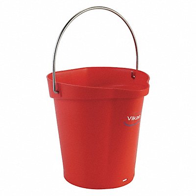 H8704 Hygienic Bucket 1 1/2 gal Red MPN:56884