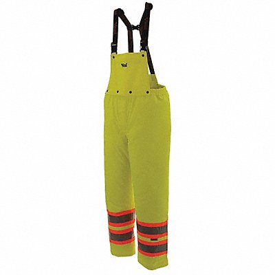 Rain Bib Overall Class E Yellw/Green XL MPN:U6400PG-XL