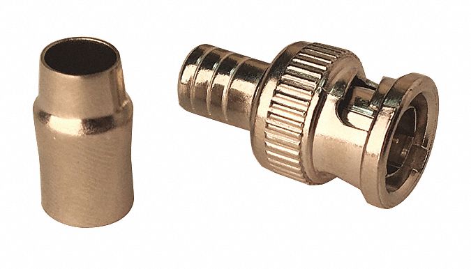 Coaxial Crimp Connector BNC Male PK100 MPN:VT-BNC-CRMP-ML100