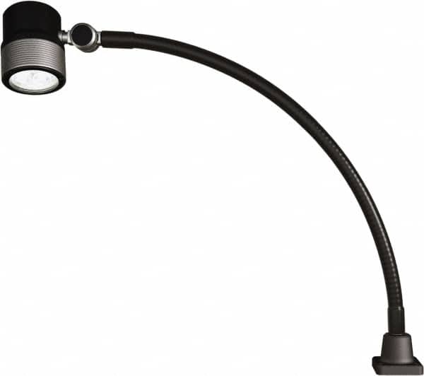 Machine Lights, Machine Light Style: Spot with Gooseneck, Mounting Type: Attachable Base, Wattage: 8.5 W, Voltage: 24 V, Arm Length: 23.6000 in MPN:113184000-0285