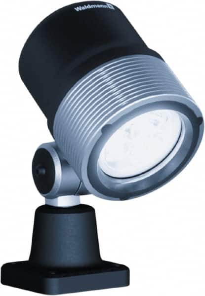 Machine Lights, Machine Light Style: Spot , Voltage: 24 V , Wattage: 8 , Color: Black , Mount Type: Attachable Base  MPN:113185000-0293