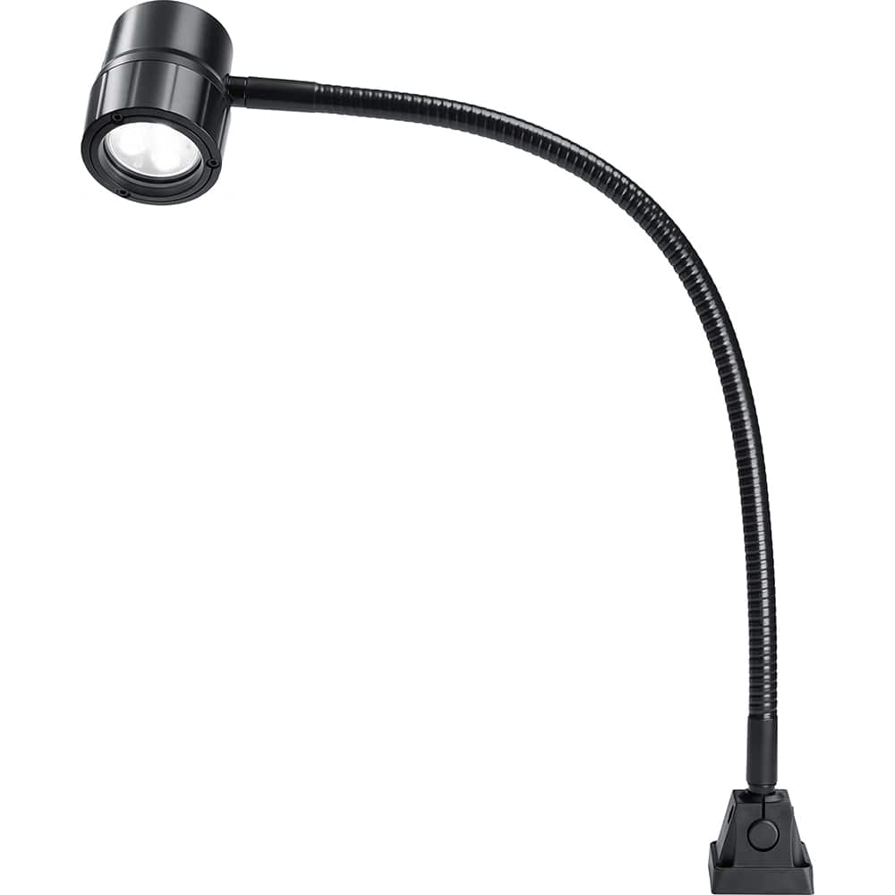 Machine Lights, Machine Light Style: Spot with Gooseneck , Lamp Technology: LED , Voltage: 100 to 240 V , Wattage: 6 , Color: Black  MPN:113261000-1183
